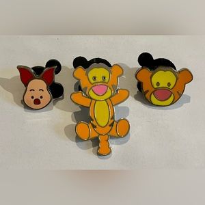 Lot of 3 Disney Winnie the Pooh pins